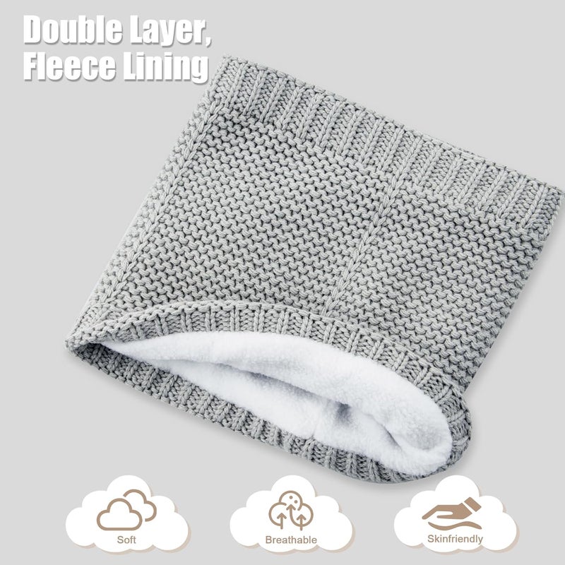 XIAOHAWANG Baby Boys Girls Winter Scarf Infant Thick Knit Scarves Toddler Neckerchiefs lovely - Image 3
